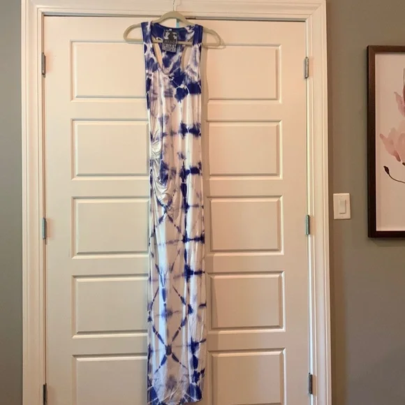 NEW Young Fabulous and Broke tie dye maxi dress XS extra Small - Picture 3 of 9